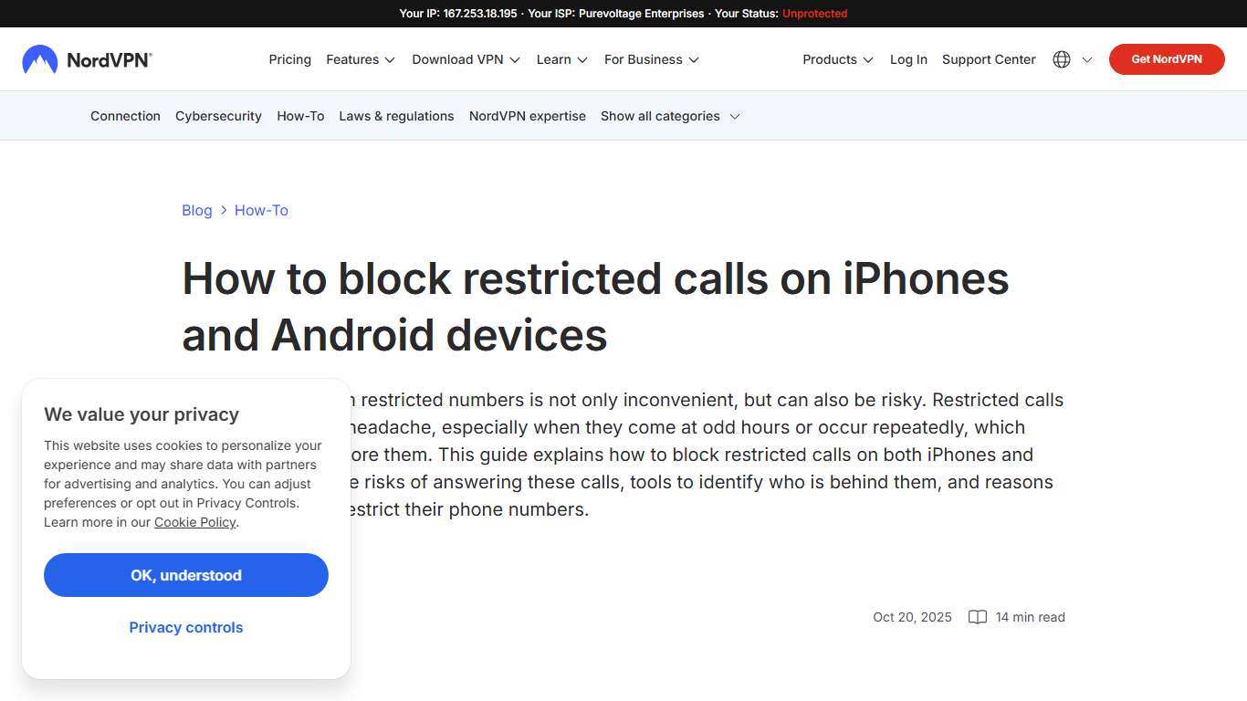 How to block restricted calls on iPhones and Android devices | NordVPN